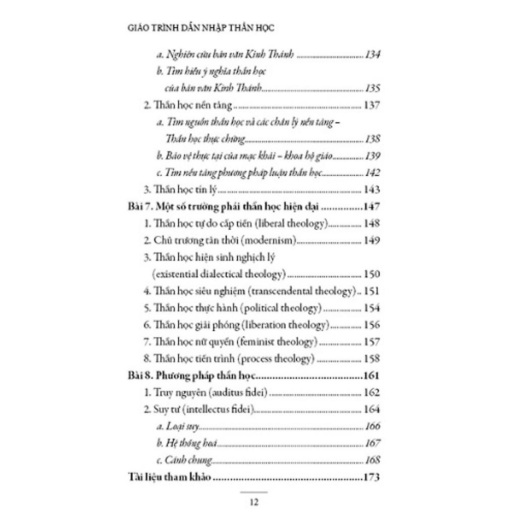 Giáo Trình Dẫn Nhập Thần Học