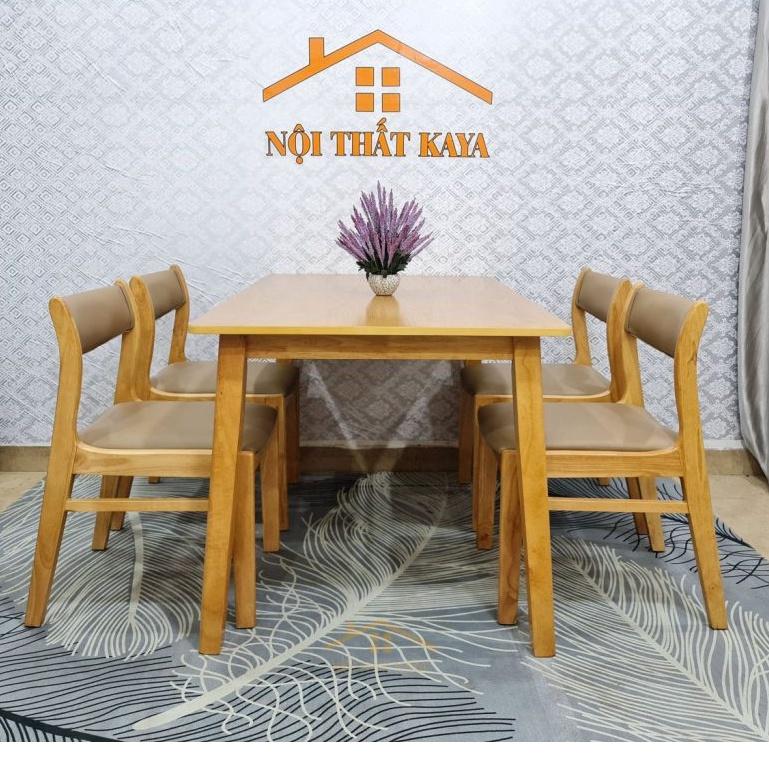 Bộ bàn 4 ghế Benla 1m2 (Tự Nhiên)