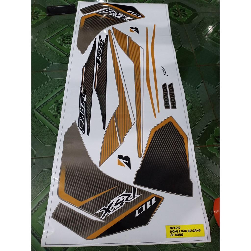 Tem rời wave rsx 2012 vàng đen
