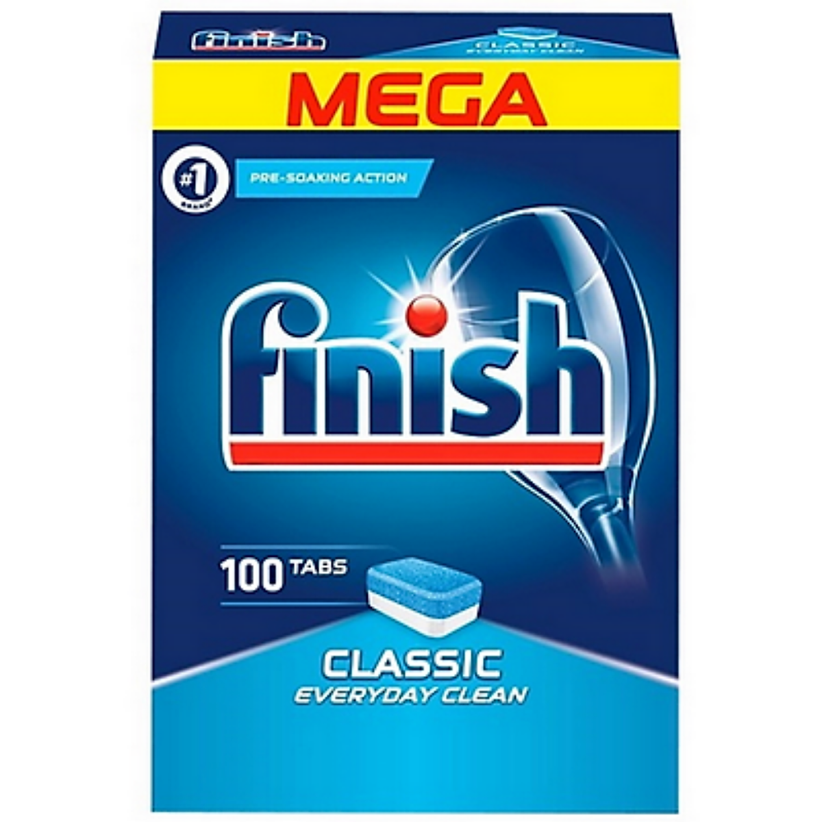 Hộp 100 viên rửa chén Finish Classic Dishwasher Tablets QT025445