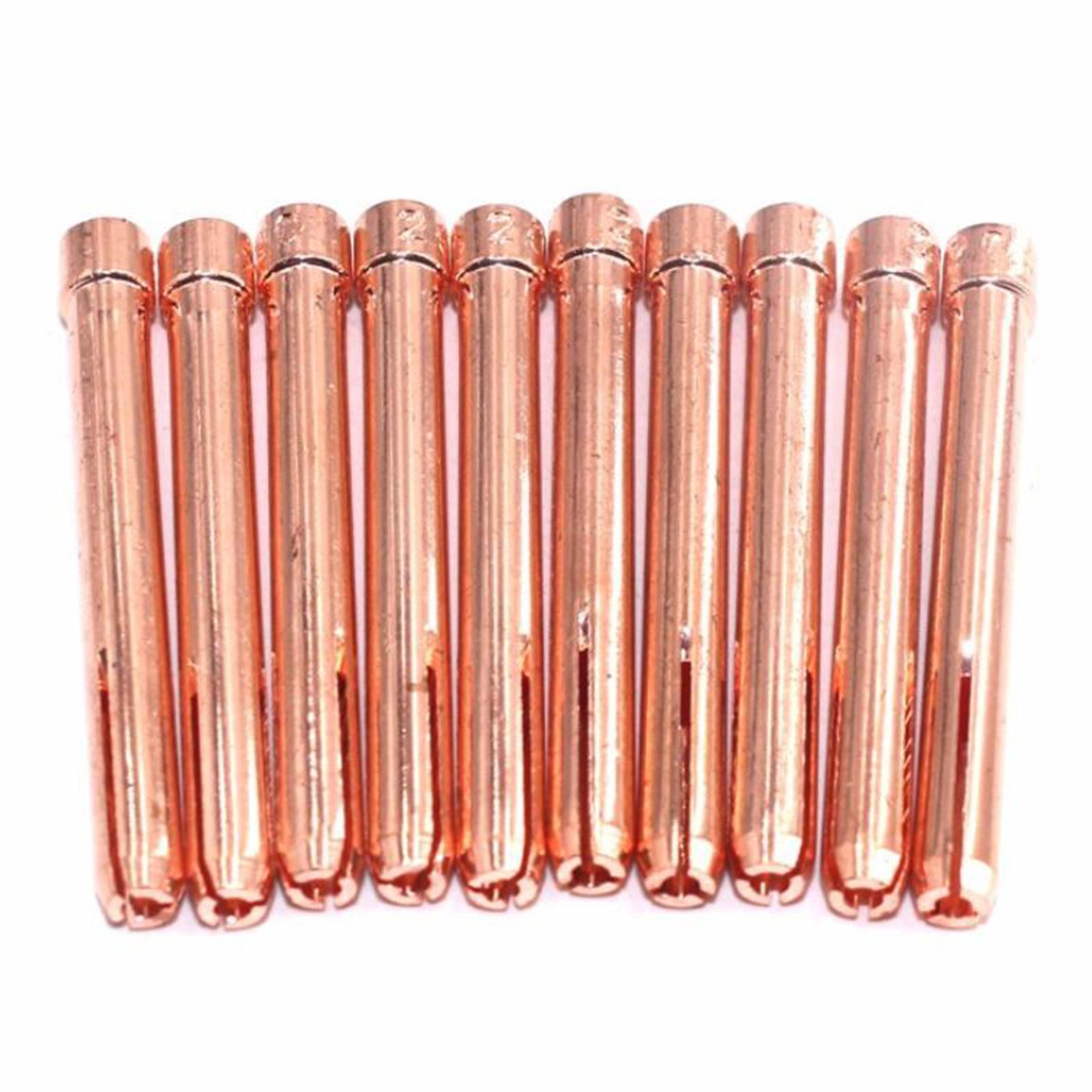 40Pcs Welding Collet Equipment Tungsten Collet Body for WP18 WP17F WP17V