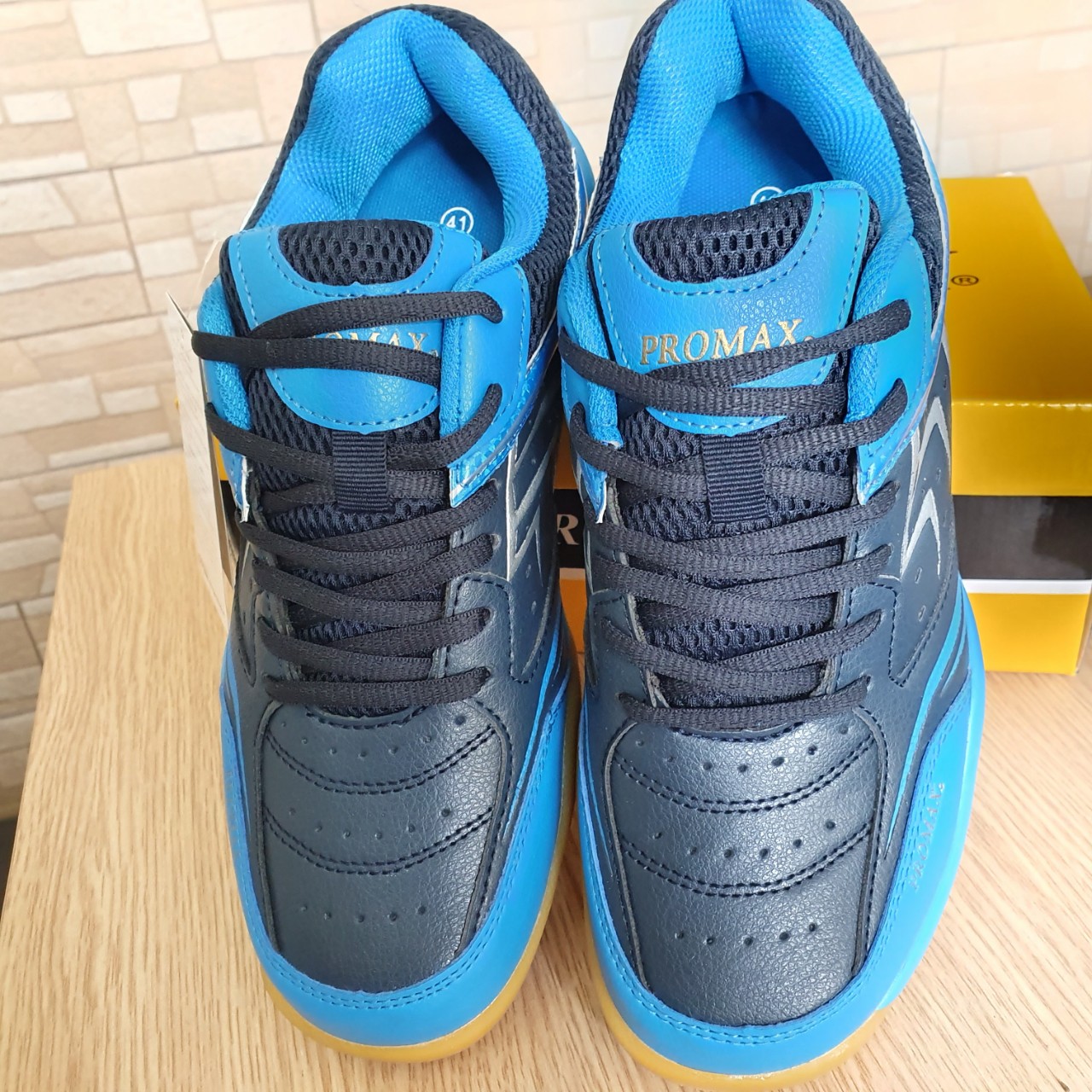 Giày bóng chuyền nam nữ Promax PR-19003 màu xanh đậm, đế kép