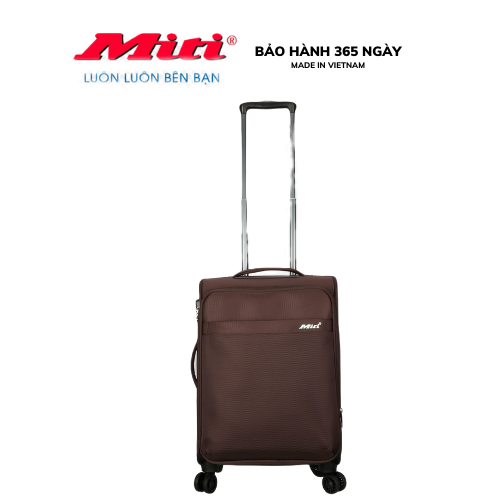 Vali Vải Cần Kéo Miti VL51916 (20 inch - 52 Cm) - NÂU