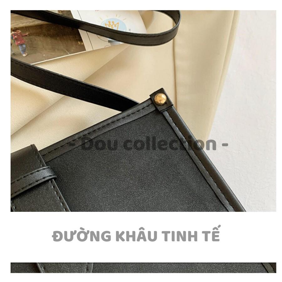 Túi Xách Nữ Đẹp Đeo Vai (Túi Tote Canvas) Cao Cấp Form Lớn Đi Học &amp; Công Sở Châu Âu Retro - Mã XT035