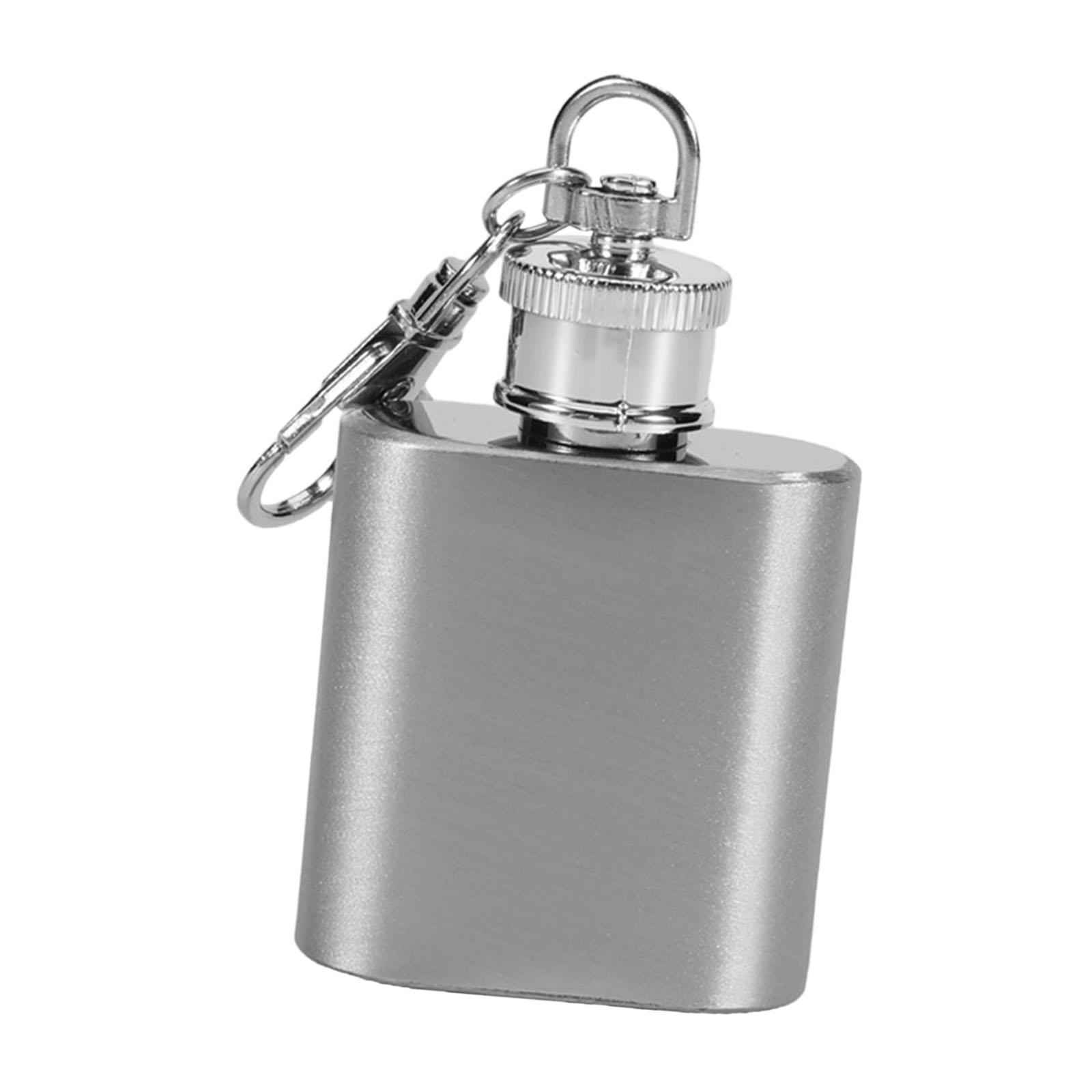 Hip Flagon Stainless Steel Pot Drink Bottle for Hiking Travel Men Indoor and Outdoor Barbecue