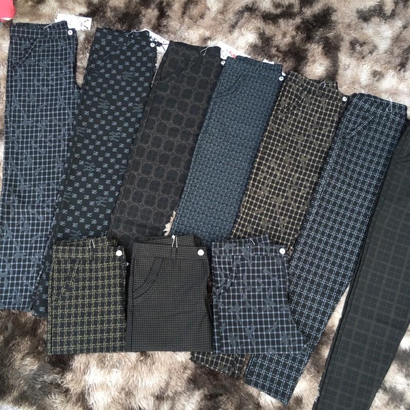 Quần karo dài dây kéo (size 40-78kg