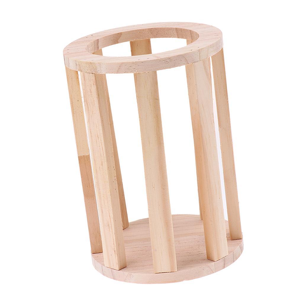 Small Pet Wooden Rack Feeder Hay Grass Nest Holder for Rabbit Guinea Pig