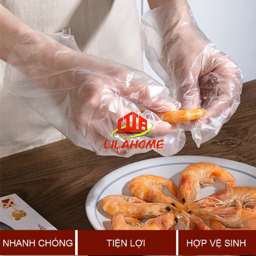 Combo 100 Găng Tay Nilong Đa Chức Năng Dùng 1 Lần Tiện Lợi - Hàng Chính Hãng