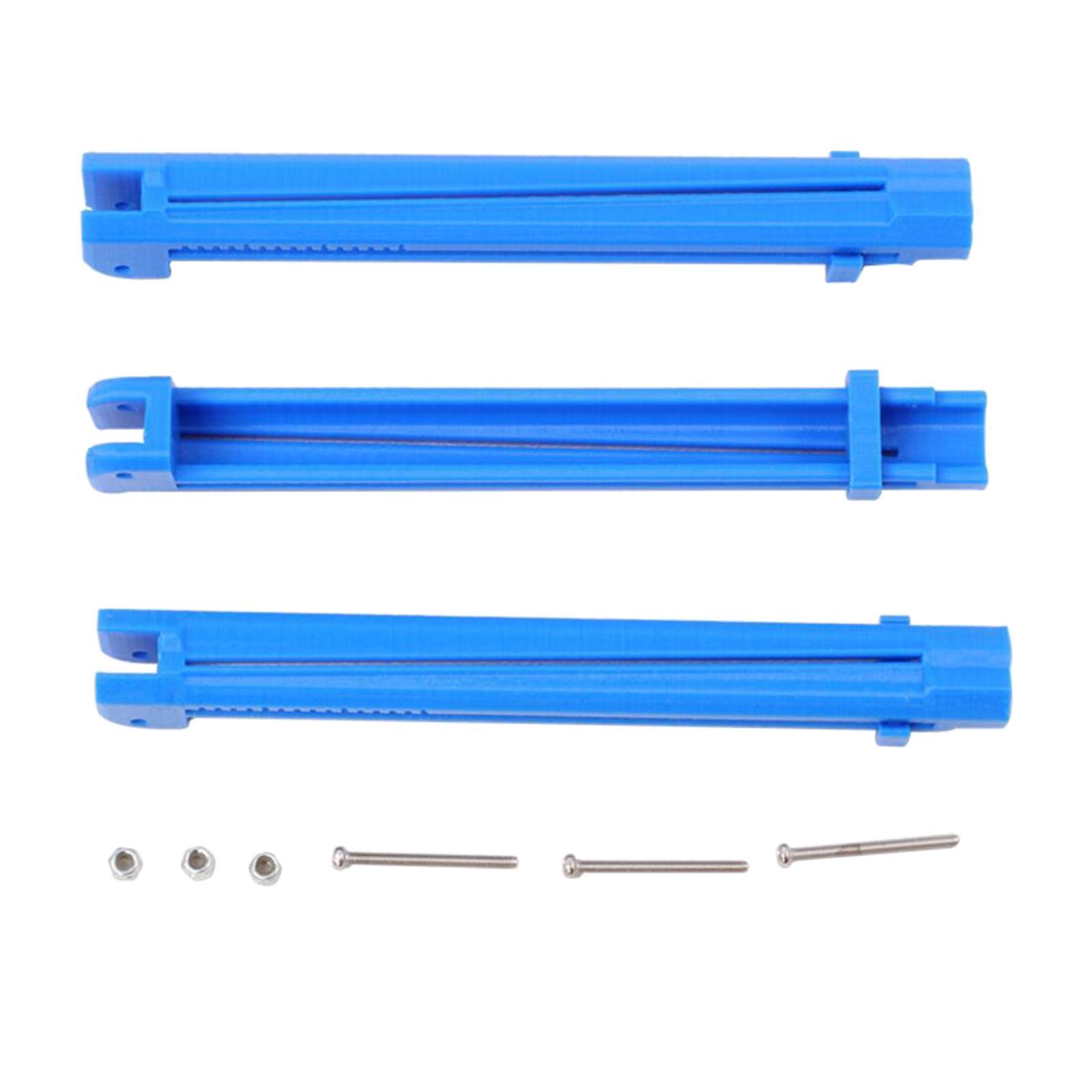 3x  Feather  Fletching  Stick  Fletches DIY Tool Blue