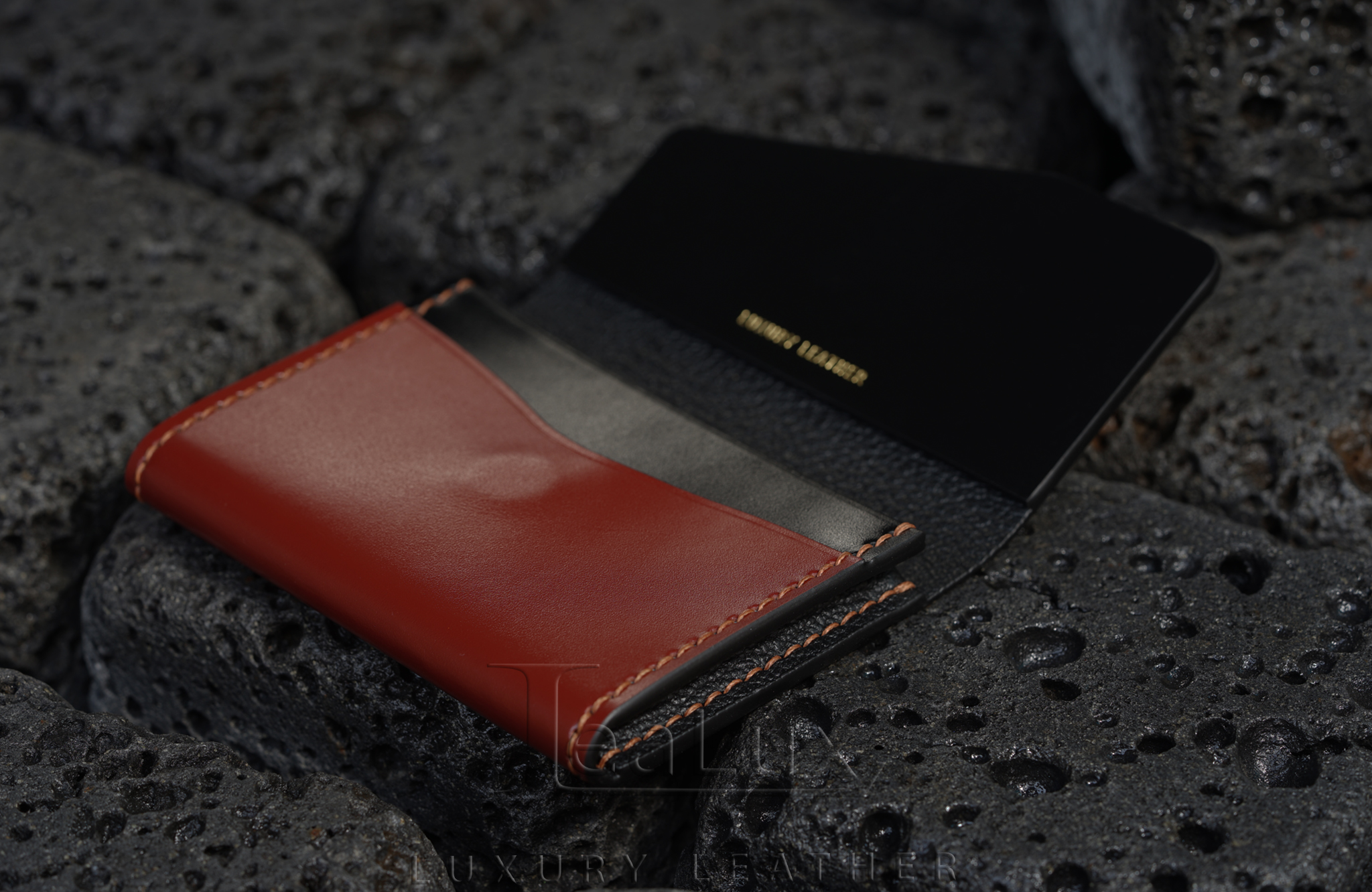 Ví Da Đựng Thẻ Handmade Cao Cấp Lealux Card Wallet