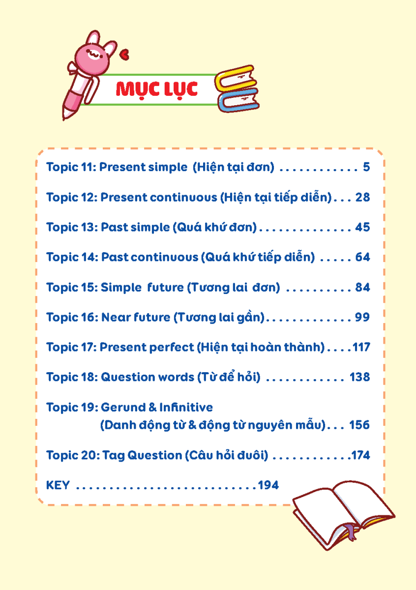 Sách - English Grammar For Kids - Ngữ Pháp Tiếng Anh Tiểu Học - Tập 2 (Có Đáp Án) (Tái Bản 2025)