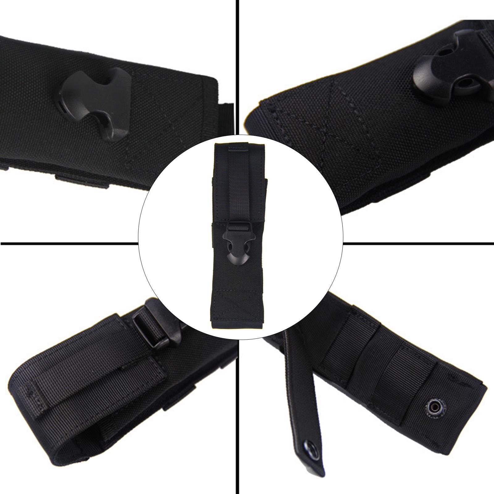 2-3pack Flashlight Pouch Carry Case Holder LED Torch Utility Pouch for Hiking