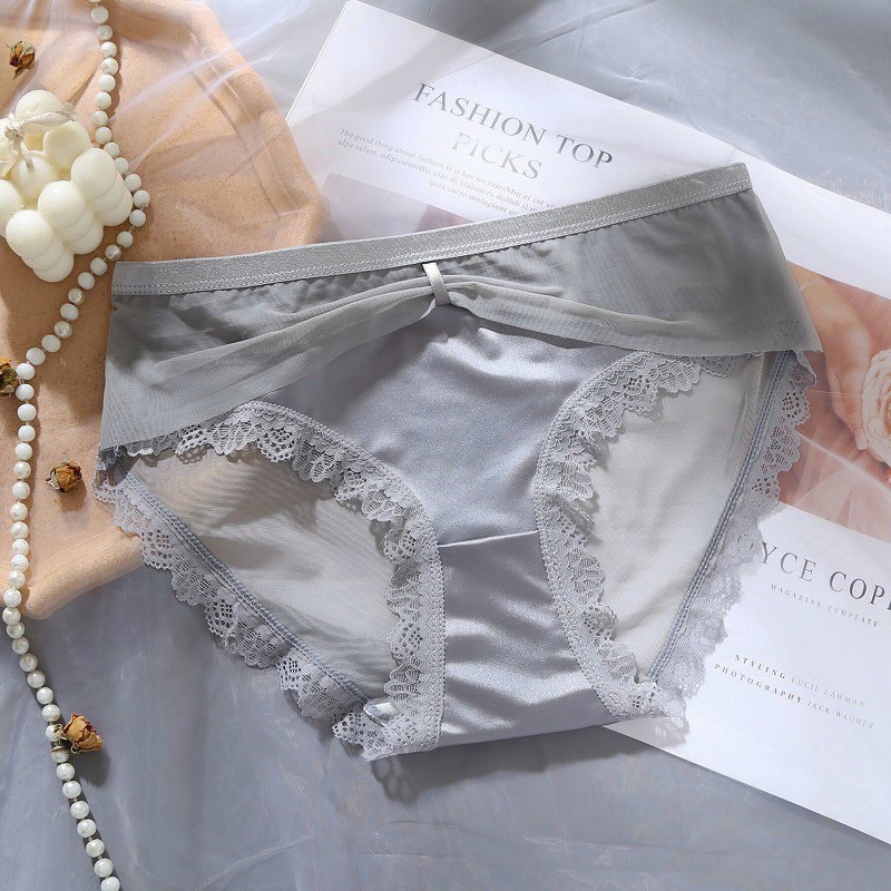 Quần lót nữ viền ren quyến rũ, xuyên thấu sexy gợi cảm mã 033