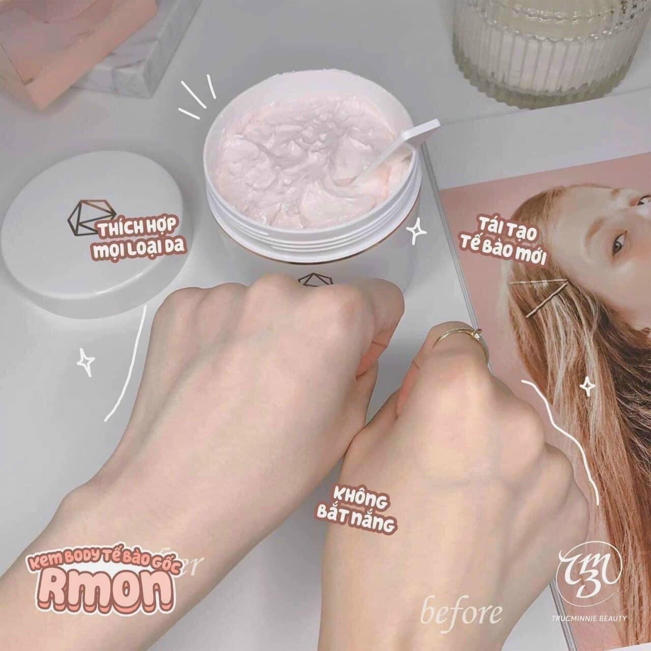 Kem Dưỡng Trắng Da Body Kem Body Rmon White Label Dia Whitening Cream 200ml Hàn Quốc