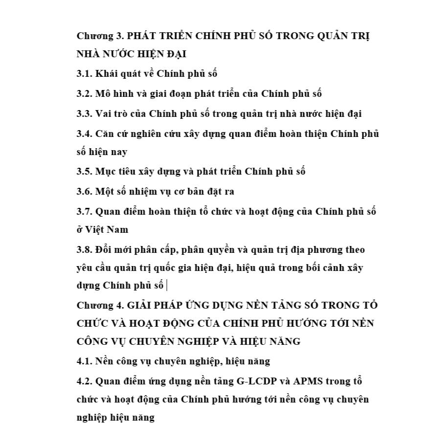 Ứng dụng nền tảng số trong tổ chức và hoạt động của Chính phủ