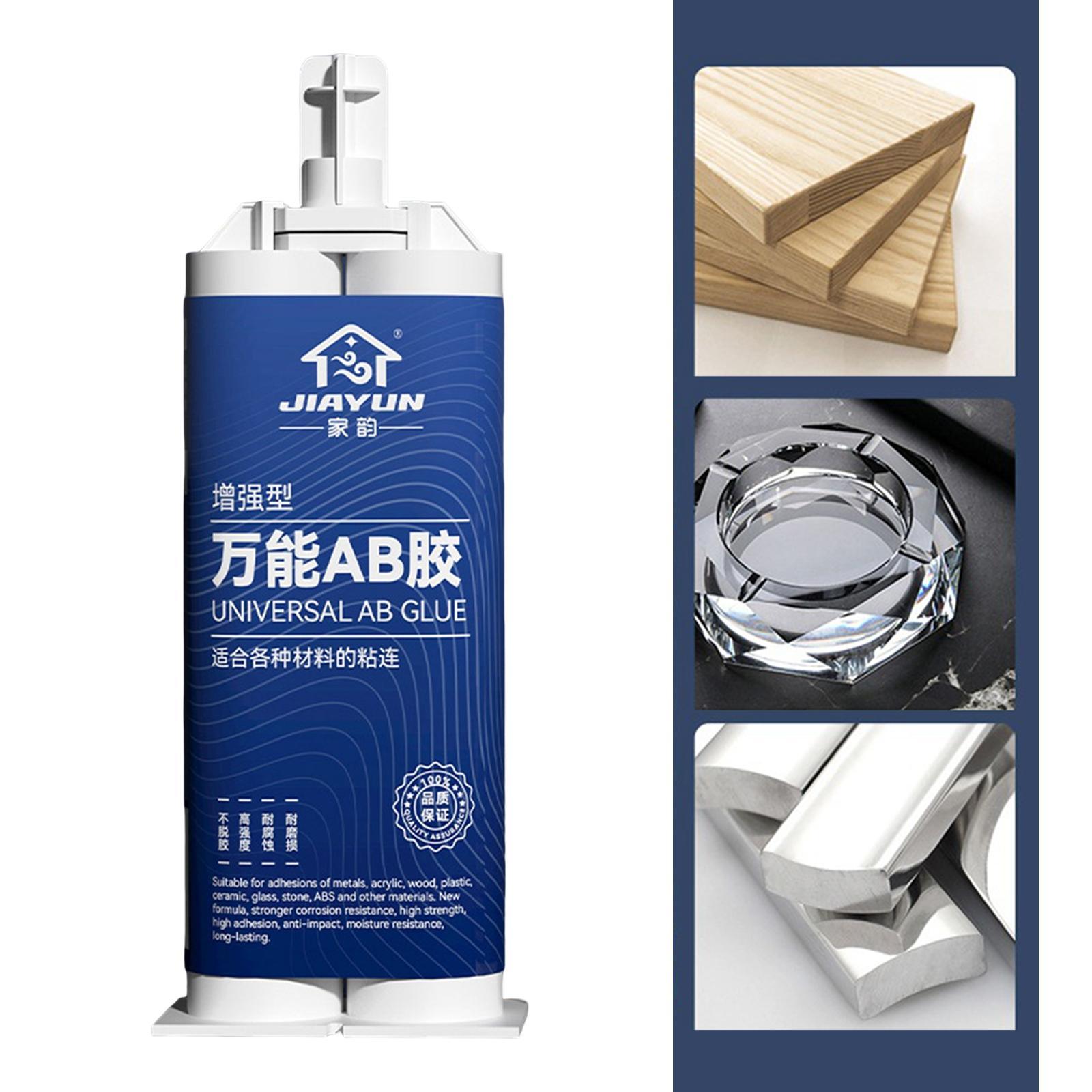 Metal Glue, Glue for Metal High Strength Bond Metal to Metal, Weld Metal Repair Glue, Metal Epoxy for Steel, Metal, Cast Iron