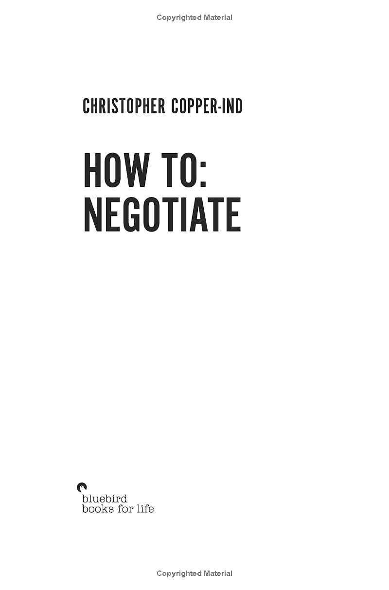 Sách ngoại văn: How To Negotiate (How To: Academy)