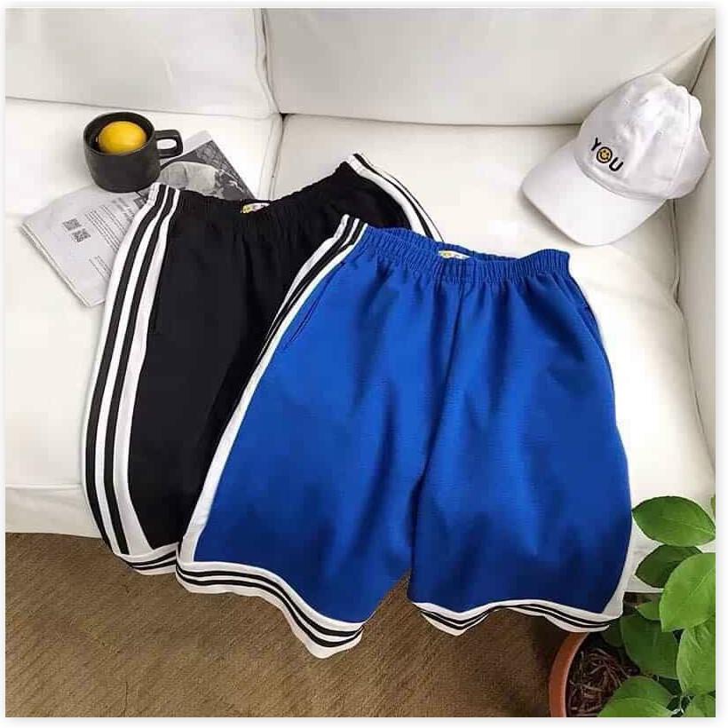 QUẦN SHORT NỮ KẺ SỌC CÁ TÍNH CHẤT THUN CO GIẢN 4 CHIỀU THOÁNG MÁT LANA FASHION