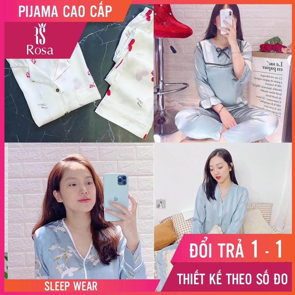 - Album Set Pijama Lụa Satin Dài Tay