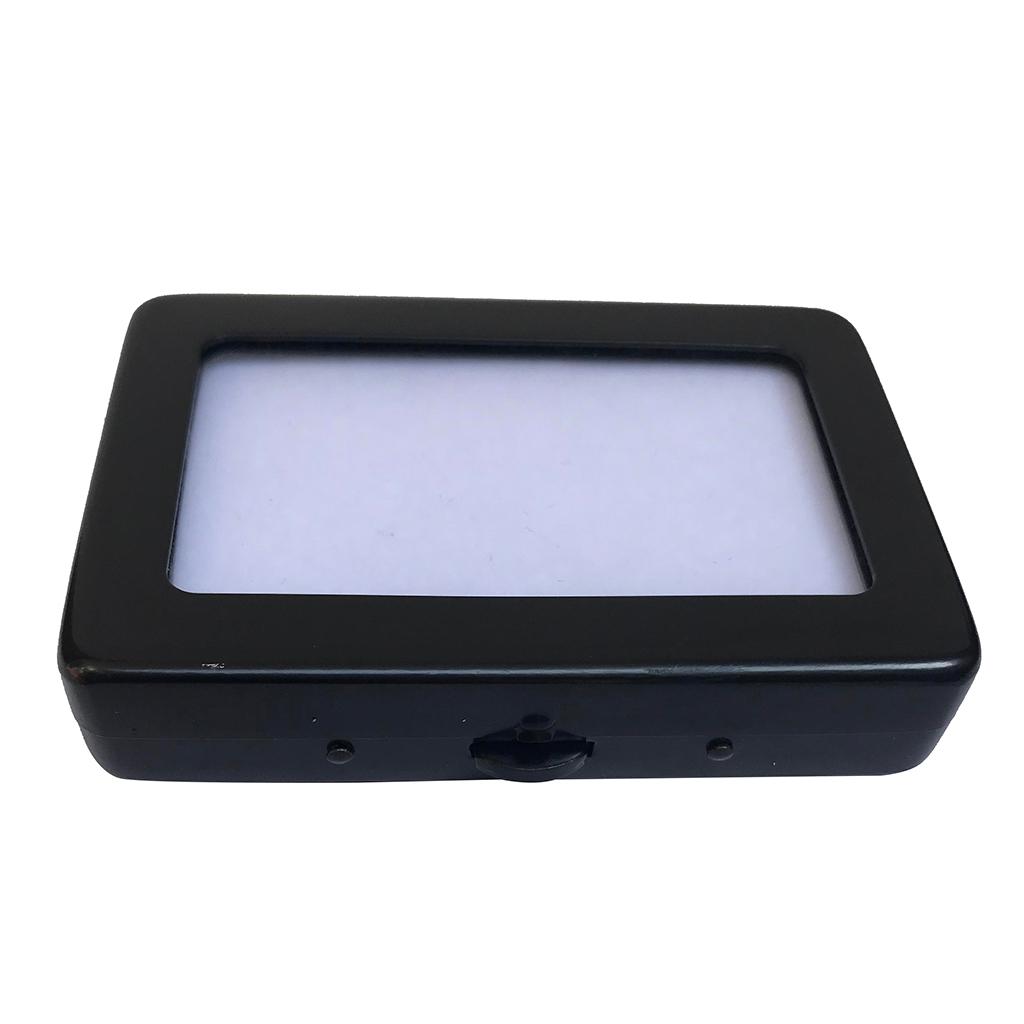 Luxury Diamond Top Glass Display Case Jewelry Holder Organizer Counter Top