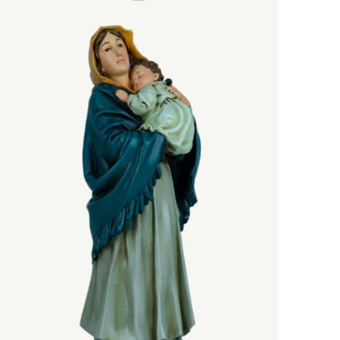Tượng Đức Mẹ Bế Chúa cao (Beconi) 60 cm