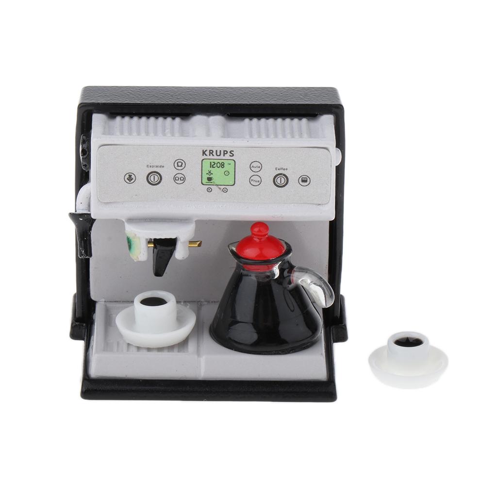 Cà Phê Mini Máy Cà Phê Bộ 1/12 Nhà Búp Bê Phụ Kiện