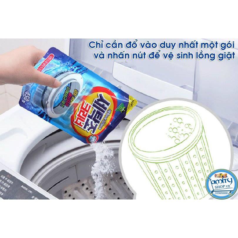 Bột Tẩy , vệ sinh Lồng Máy Giặt Hàn Quốc siêu tiện lợi cho gia đình