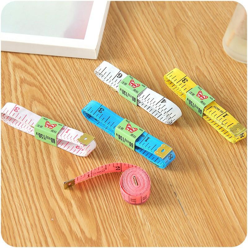 PVN28814 Thước dây 1,5m nhiều màu bền đẹp đo chiều cao, vòng eo T2