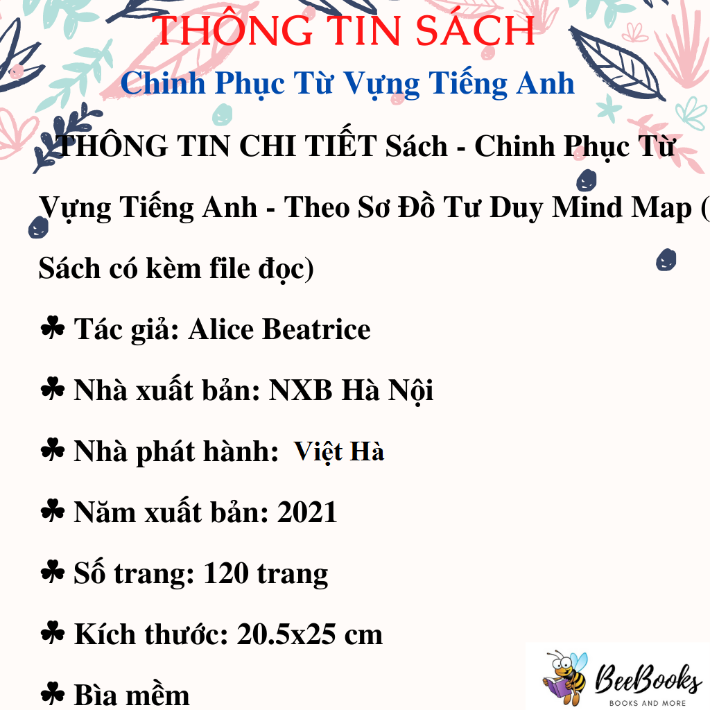 Sách Bé chinh phục từ vựng Tiếng anh - Theo sơ đồ tư duy Mind Map - Phiên bản mới 2021