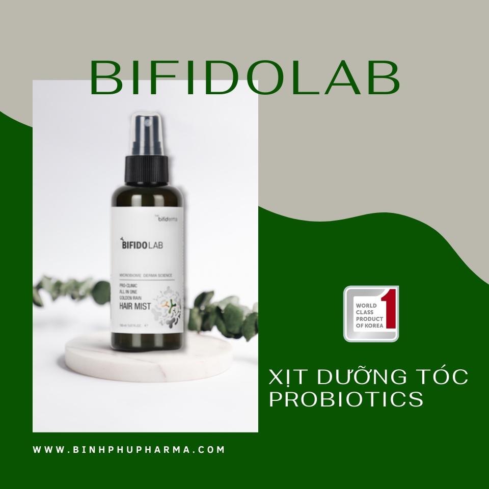 Xịt Dưỡng Tóc BIFIDOLAB Men Vi Sinh Hàn Quốc, Hỗ Trợ Phục Hồi Hư Tổn, Dưỡng Ẩm, Tóc Suôn Mượt - Chai 150ML