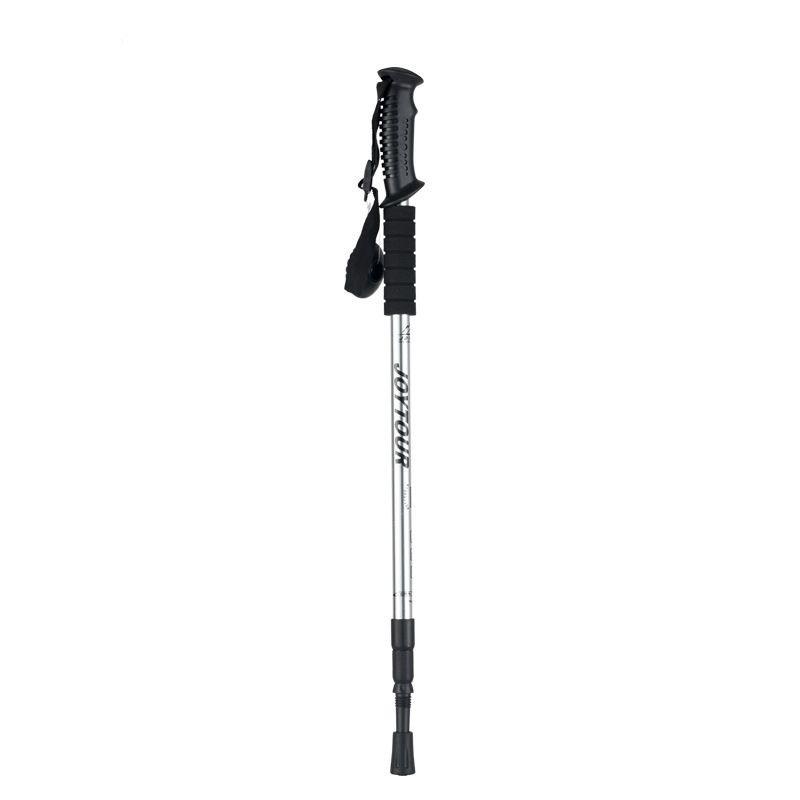 Gậy leo núi rút gọn JOYTOUR 65-135cm Tay thẳng, Gậy đi bộ leo núi bằng hợp kim nhôm giảm sóc chịu lực