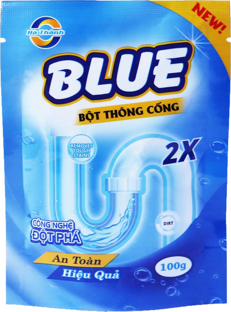 Combo 5 gói thông tắc đường ống cực mạnh 100g Blue