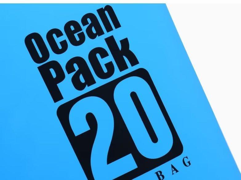 Túi vải thô chống nước - 20 L - Ba lô chống nước nhẹ có thể gập lại dành cho đi bộ đường dài ngoài trời Đi bè Bơi lội Đi biển Chèo thuyền kayak Túi khô chèo thuyền