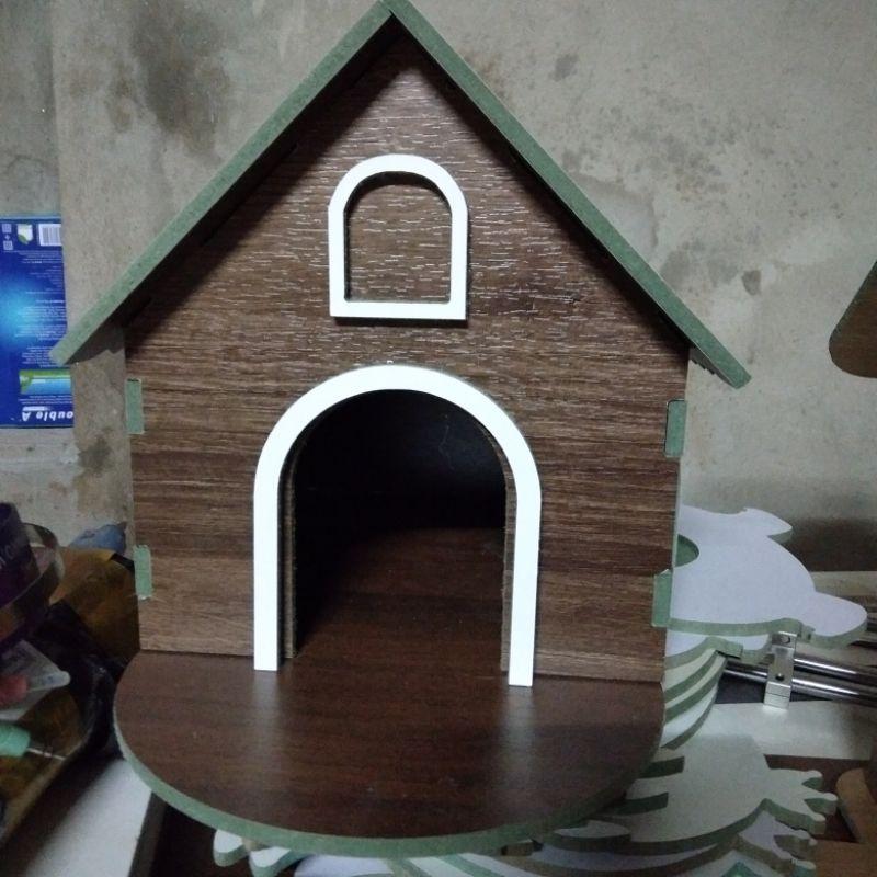 Lắp ghép hình ngôi nhà gỗ cho trẻ em giá xưởng