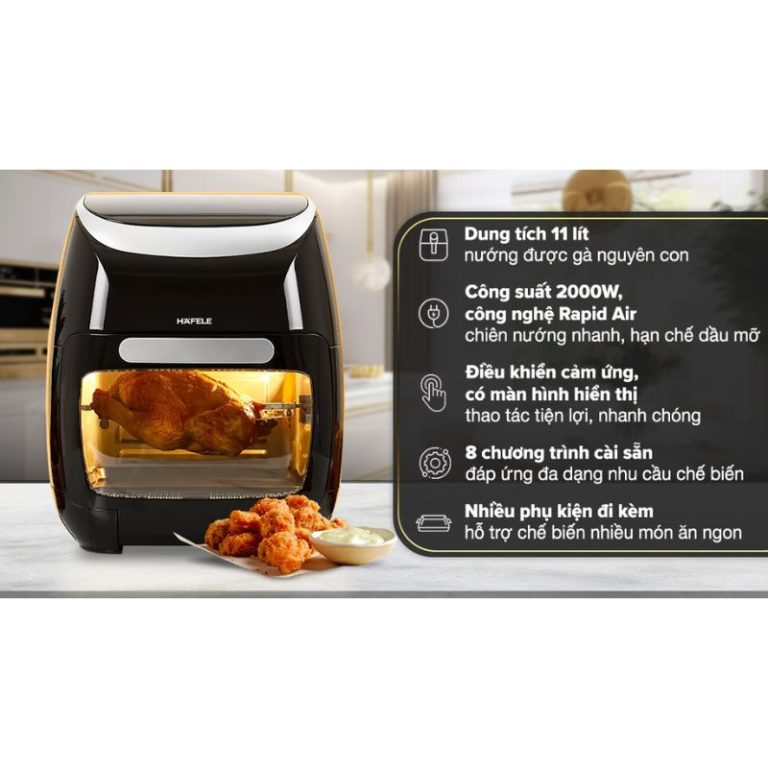 Nồi Chiên Không Dầu Hafele HS-AF1102B -  Hàng Chính Hãng (535.43.715)
