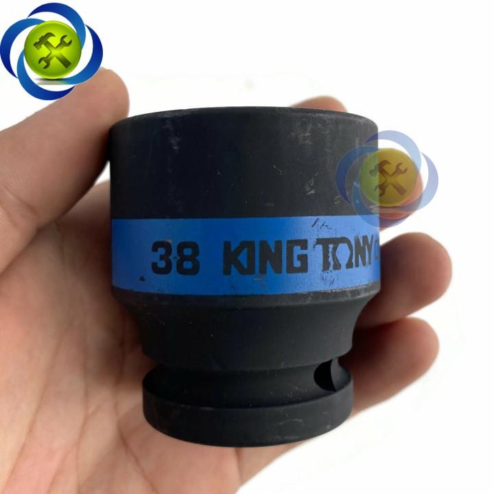 Tuýp 38mm 3/4 Kingtony 653538M loại ngắn 6 cạnh màu đen