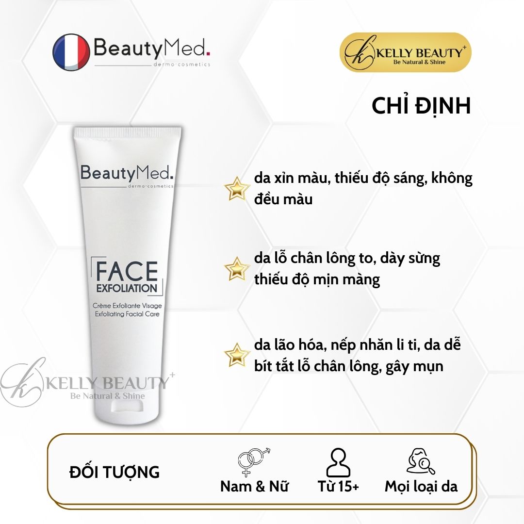 Tẩy Tế Bào Chết Vật Lý BeautyMed Face Exfoliation | Kelly Beauty