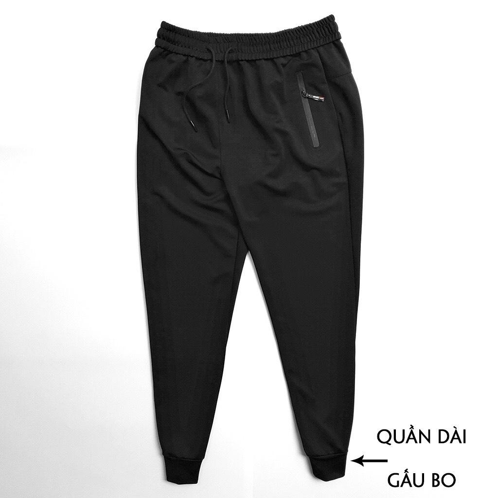 Quần dài Jogger nam thể thao thun trơn, chất thun lạnh co giãn tốt, Form chuẩn dễ phối đồ QT01