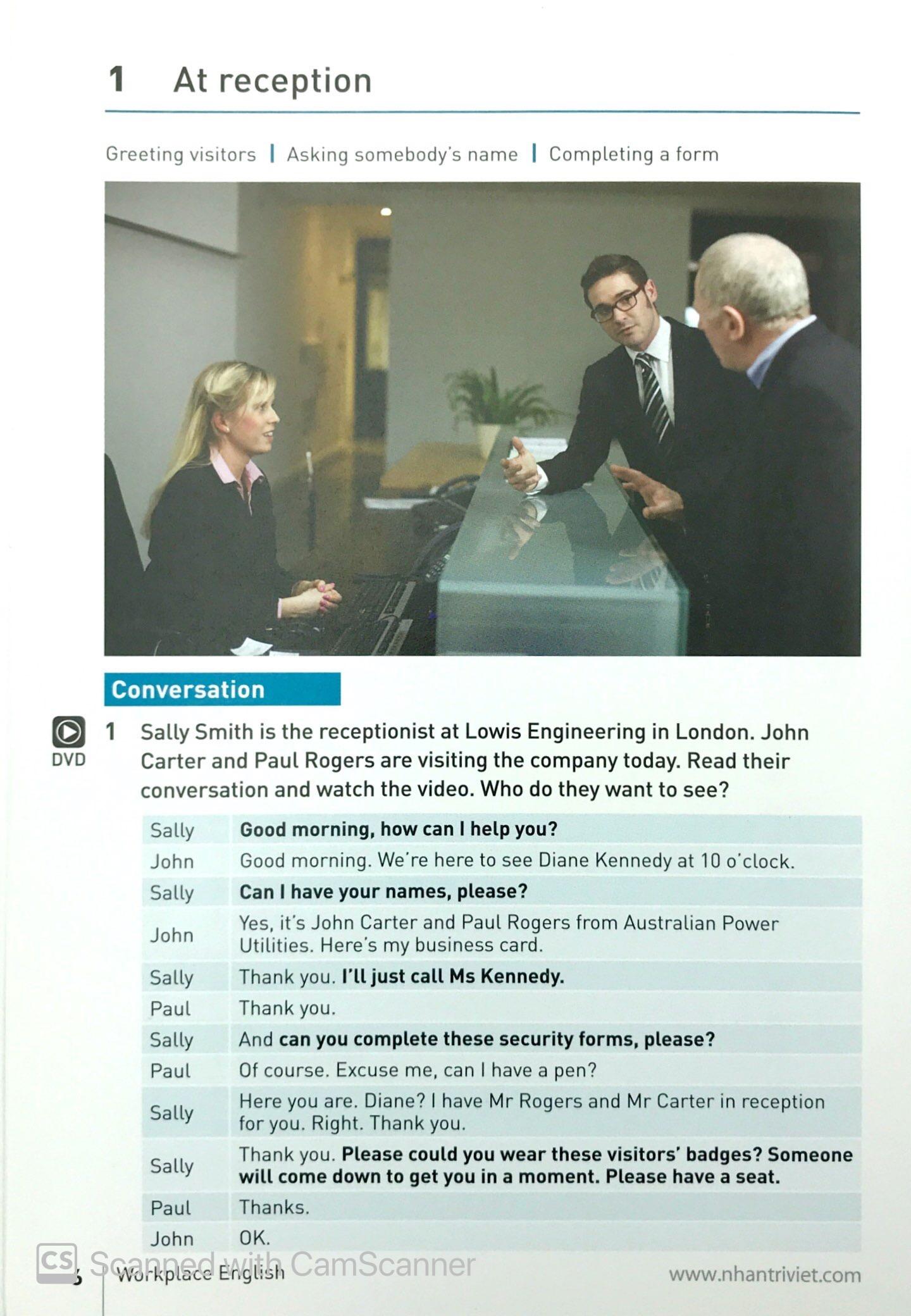 Collins English For Work - Workplace English (Kèm CD)