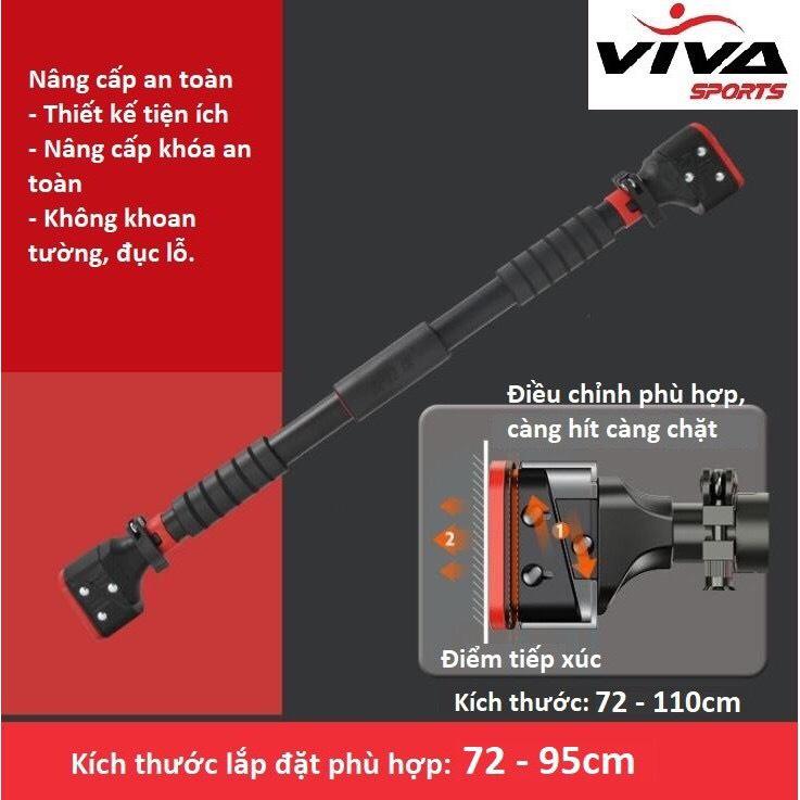 Xà đơn treo tường, gắn tường 2021 điều chỉnh 72cm-110cm và 93cm-140cm nặng 2kg, 2.8kg