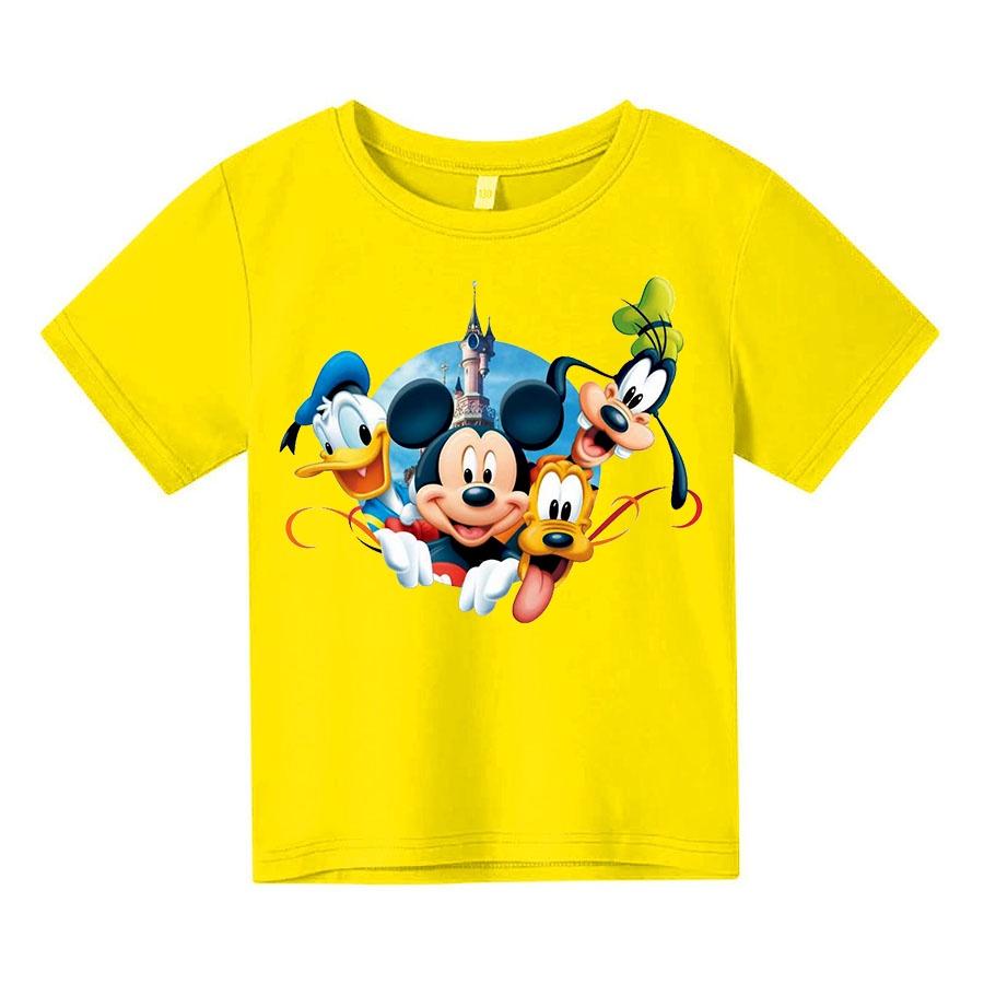 Áo thun trẻ em chuột mickey Có size người lớn, King Cotton