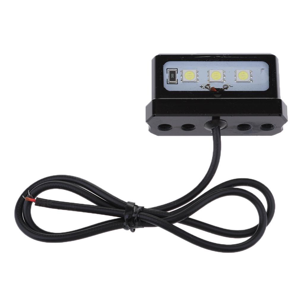 Motorcycle  Holder Light Rear Tail Lamp for   Black