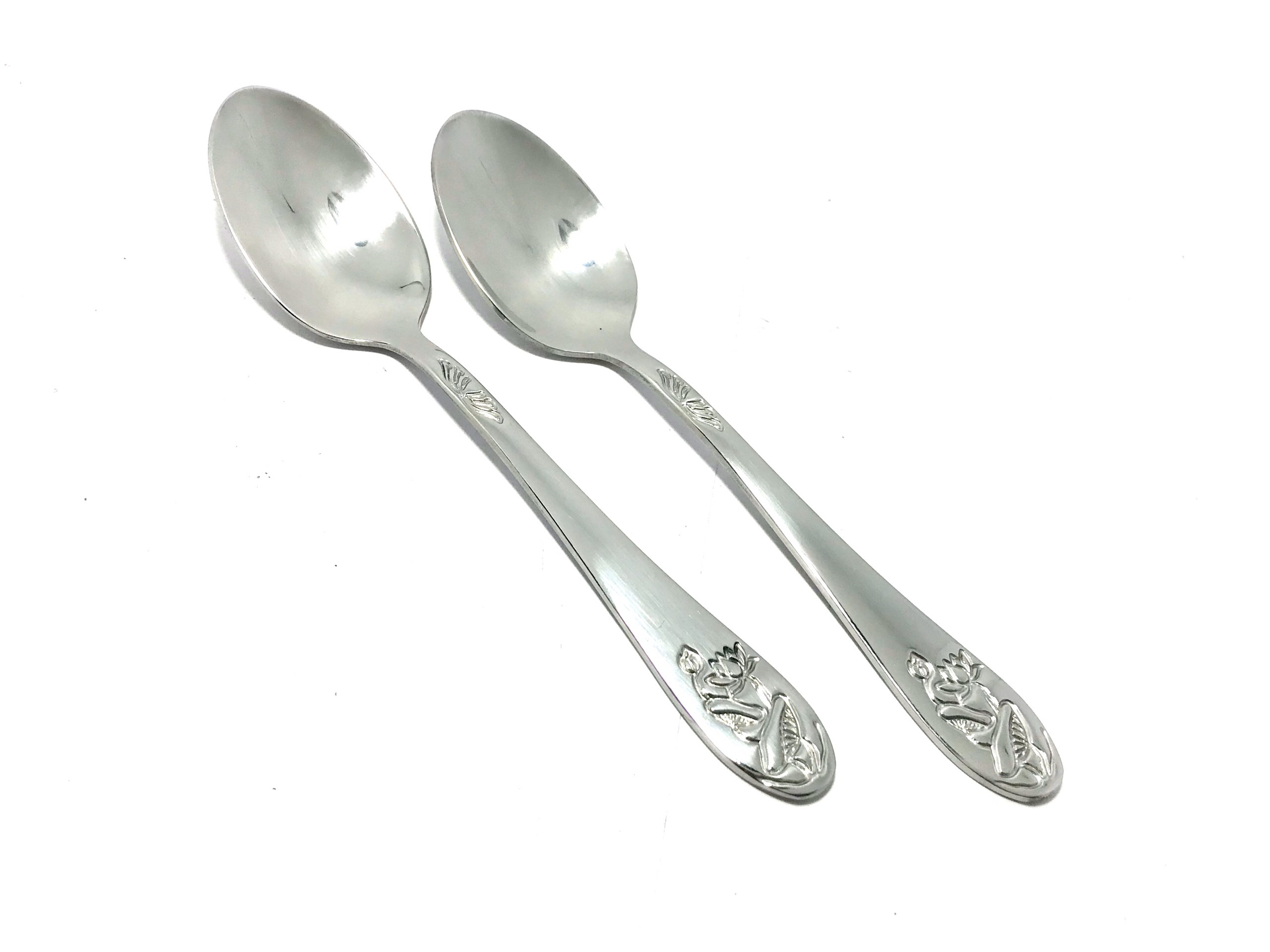 Bộ muỗng bánh hoạ tiết hoa sen Z08 TS