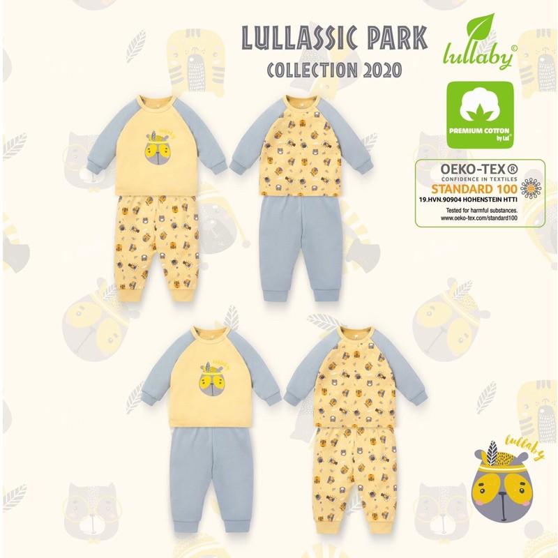 Bộ dài tay thu đông bé trai LULLABY (6m-4y) lẻ áo quần