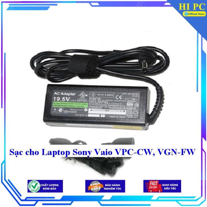 Sạc cho Laptop Sony Vaio VPC-CW VGN-FW - Kèm Dây nguồn - Hàng Nhập Khẩu