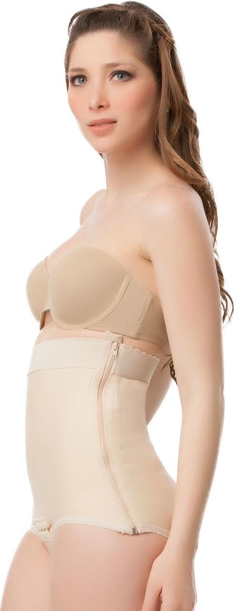 ISAVELA GR01 - Quần định hình sau phẫu thuật, eo bụng cao, có khóa kéo bên trái - Sử dụng hiệu quả trong giai đoạn đầu sau phẫu thuật nâng mông, hút mỡ bụng