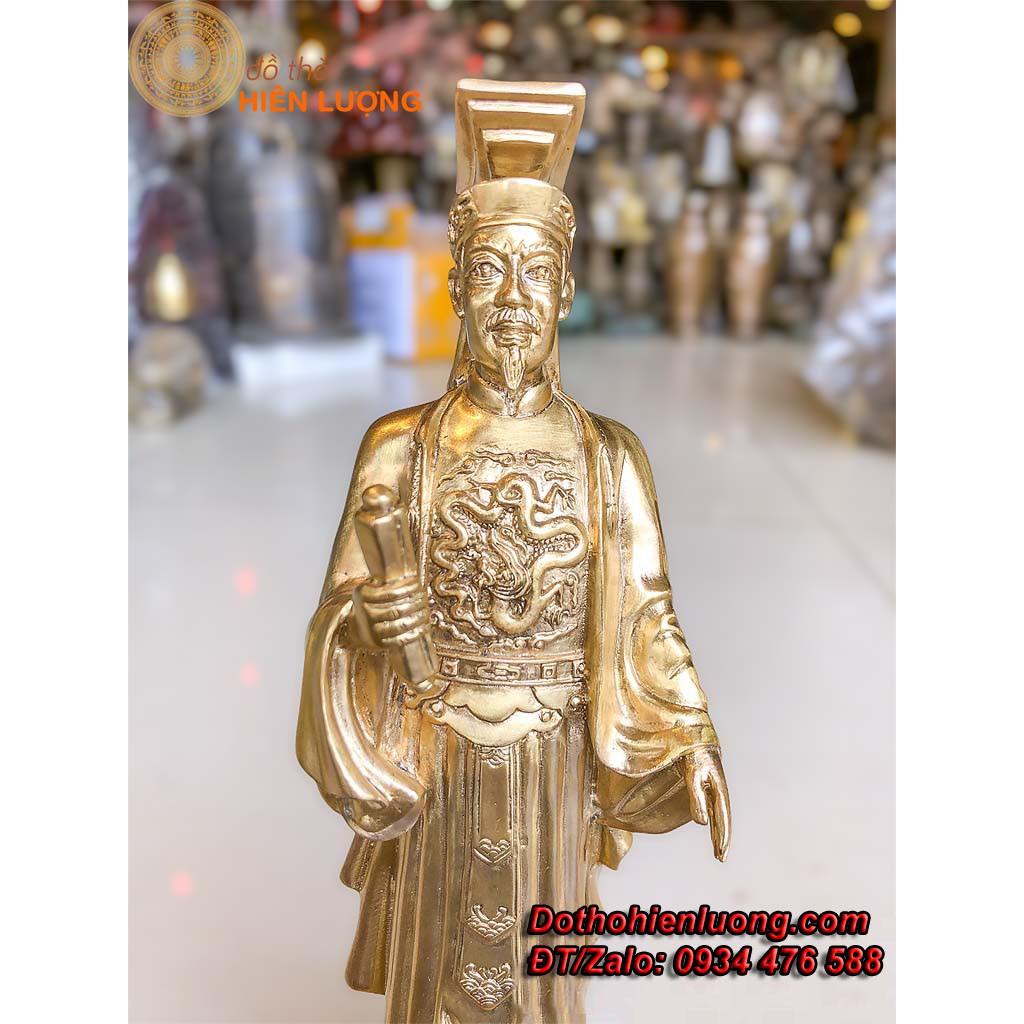 Tượng Đồng Vua Lý Thái Tổ - Lý Công Uẩn Cao 30cm Đẹp