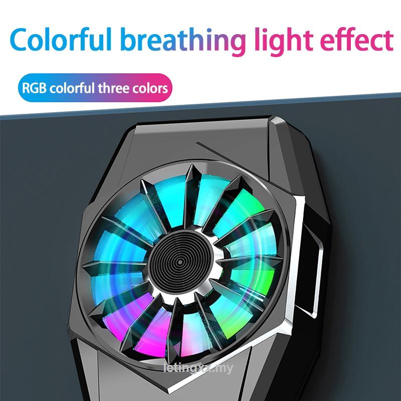 Quạt làm mát X11 có đèn Rgb nhiều màu sắc 300Mah cho điện thoại