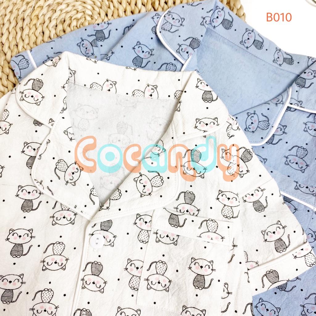 Bộ Pijama hình thú dễ thương bé trai, bé gái của COCANDY mã B0101,B0102,B0103