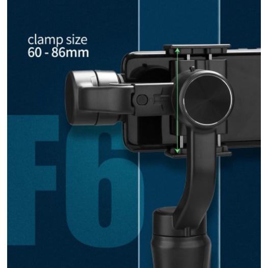 Gậy chống rung Gimbal F6 360 độ - Gimbal Chống Rung Cho Điện Thoại 3 Trục - Chống Rung Quay Vlog, Live stream, quay phim